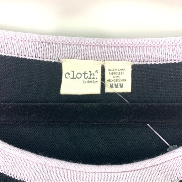 Cloth Oversized Knit Sweater Black Size M - Picture 3 of 13